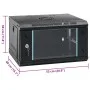 Wandmontage-Serverschrank 6U 19" IP20 53x40x30 cm von , Netzwerkspeichersysteme - Ref: Foro24-30258, Preis: 71,95 €, Rabatt: %