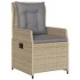 Gartenmöbel-Set 3-teilig aus synthetischem Rattan mit beigen Kissen von , Gartensets - Ref: Foro24-3262771, Preis: 338,33 €, ...