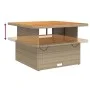 Set comedor de jardín 5 pzas con cojines ratán sintético beige by , Garden sets - Ref: Foro24-3262773, Price: 615,71 €, Disco...
