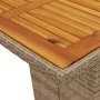 Set comedor de jardín 9 pzas con cojines ratán sintético beige by , Garden sets - Ref: Foro24-3262790, Price: 1,00 €, Discoun...