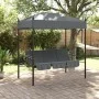 Gartenschaukelbank mit Baldachin aus dunkelgrauem Stahl von , Gartenwippen - Ref: Foro24-4008901, Preis: 238,01 €, Rabatt: %