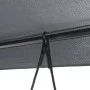 Banco columpio de jardín con toldo acero arena gris oscuro by , Garden rockers - Ref: Foro24-4008901, Price: 238,01 €, Discou...