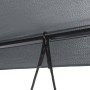 Banco columpio de jardín con toldo acero arena gris oscuro by , Garden rockers - Ref: Foro24-4008901, Price: 267,14 €, Discou...