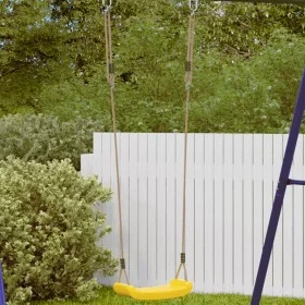 Columpio para niños individual con cuerda ajustable amarillo by , Accessories for swings and play structures - Ref: Foro24-40...