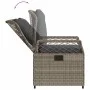 Set comedor jardín 7 pzas y cojines ratán sintético gris by , Garden sets - Ref: Foro24-3262930, Price: 778,21 €, Discount: %