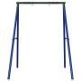 Estructura columpio exterior y 2 ganchos para colgar acero azul de , Accesorios para columpios y estructuras de juegos - Ref:...