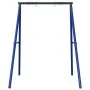 Estructura columpio exterior y 2 ganchos para colgar acero azul by , Accessories for swings and play structures - Ref: Foro24...