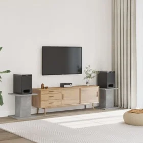 Soportes altavoces 2 uds madera gris hormigón 30x30x40 cm by , Speaker stands - Ref: Foro24-852648, Price: 42,35 €, Discount: %