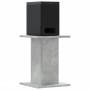 Soportes altavoces 2 uds madera gris hormigón 30x30x40 cm de , Soportes para altavoces - Ref: Foro24-852648, Precio: 37,24 €,...