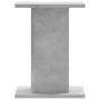 Soportes altavoces 2 uds madera gris hormigón 30x30x40 cm de , Soportes para altavoces - Ref: Foro24-852648, Precio: 41,39 €,...