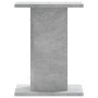 Soportes altavoces 2 uds madera gris hormigón 30x30x40 cm de , Soportes para altavoces - Ref: Foro24-852648, Precio: 37,24 €,...