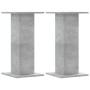 Lautsprecherständer 2 Stück aus Holz in Grau-Betonoptik, 30x30x60 cm. von , Lautsprecherständer - Ref: Foro24-852657, Preis: ...