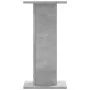 Soportes altavoces 2 uds madera gris hormigón 30x30x60 cm de , Soportes para altavoces - Ref: Foro24-852657, Precio: 53,20 €,...