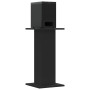 Soportes altavoces 2 uds madera ingeniería negro 30x30x60 cm by , Speaker stands - Ref: Foro24-852655, Price: 59,70 €, Discou...