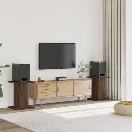 Soportes altavoces 2 uds madera marrón roble 30x30x60 cm by , Speaker stands - Ref: Foro24-852660, Price: 54,60 €, Discount: %