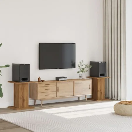 Soportes altavoces 2 uds madera roble artesano 30x30x60 cm by , Speaker stands - Ref: Foro24-852662, Price: 63,08 €, Discount: %