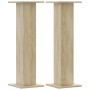 Soportes altavoces 2 uds madera roble Sonoma 30x30x95 cm de , Soportes para altavoces - Ref: Foro24-852674, Precio: 72,37 €
