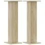 Soportes altavoces 2 uds madera roble Sonoma 30x30x95 cm by , Speaker stands - Ref: Foro24-852674, Price: 67,80 €, Discount: %