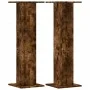 Soportes altavoces 2 uds madera roble ahumado 30x30x95 cm by , Speaker stands - Ref: Foro24-852676, Price: 72,88 €, Discount: %