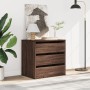 Eckschublade aus braunem Eichen-Ingenieurholz 60x41x58 cm. von , Schubladen - Ref: Foro24-852849, Preis: 83,96 €, Rabatt: %