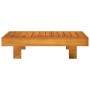 Gartenmöbel 2 Stück Kissen weiß cremefarbenes Akazienholz von vidaXL, Modulare Sofas für den Außenbereich - Ref: Foro24-31063...