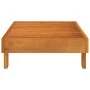 Gartenmöbel 2 Stück Kissen weiß cremefarbenes Akazienholz von vidaXL, Modulare Sofas für den Außenbereich - Ref: Foro24-31063...