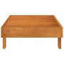 Gartenmöbel 2 Stück Kissen weiß cremefarbenes Akazienholz von vidaXL, Modulare Sofas für den Außenbereich - Ref: Foro24-31063...