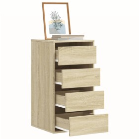 Eckschubladenkommode aus Sonoma-Eichen-Ingenieurholz 40x41x76 cm. von , Schubladen - Ref: Foro24-852863, Preis: 87,42 €, Raba...