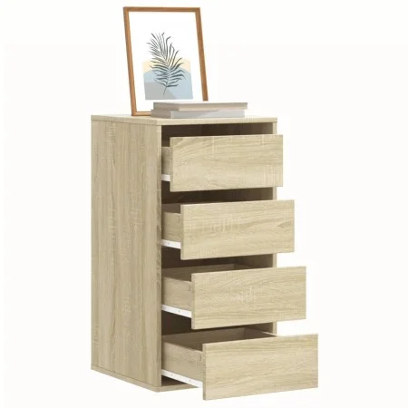 Eckschubladenkommode aus Sonoma-Eichen-Ingenieurholz 40x41x76 cm. von , Schubladen - Ref: Foro24-852863, Preis: 94,85 €, Raba...