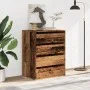 Cajonera de esquina madera de ingeniería envejecido 60x41x76 cm de , Cajoneras - Ref: Foro24-852877, Precio: 109,35 €, Descue...