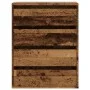 Cajonera de esquina madera de ingeniería envejecido 60x41x76 cm de , Cajoneras - Ref: Foro24-852877, Precio: 109,35 €, Descue...