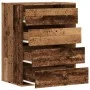 Cajonera de esquina madera de ingeniería envejecido 60x41x76 cm de , Cajoneras - Ref: Foro24-852877, Precio: 109,35 €, Descue...