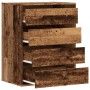 Cajonera de esquina madera de ingeniería envejecido 60x41x76 cm de , Cajoneras - Ref: Foro24-852877, Precio: 111,45 €, Descue...