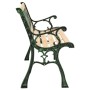 Gartenbank aus Gusseisen und massivem Tannenholz 122 cm von vidaXL, Gartenbänke - Ref: Foro24-312031, Preis: 81,89 €, Rabatt: %