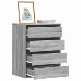 Eckschubladenkommode aus grauem Sonoma-Ingenieurholz 60x41x76 cm. von , Schubladen - Ref: Foro24-852875, Preis: 112,61 €, Rab...