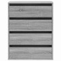 Cajonera de esquina madera ingeniería gris Sonoma 60x41x76 cm by , Drawers - Ref: Foro24-852875, Price: 114,77 €, Discount: %