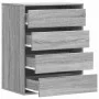 Eckschubladenkommode aus grauem Sonoma-Ingenieurholz 60x41x76 cm. von , Schubladen - Ref: Foro24-852875, Preis: 112,60 €, Rab...