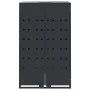 Cobertizo para 3 cubos de basura acero antracita 207x79x117 cm by , Waste container supports - Ref: Foro24-3279983, Price: 61...