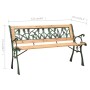 Garden bench cast iron and solid fir wood 122 cm by vidaXL, garden benches - Ref: Foro24-312031, Price: 81,89 €, Discount: %