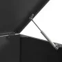 Cobertizo de 6 contenedores de basura acero negro 414x79x117 cm by , Waste container supports - Ref: Foro24-3279981, Price: 1...