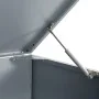 Mülltonnenschuppen aus grauem Stahl, 207x79x117 cm. von , Halterungen für Abfallbehälter - Ref: Foro24-3279988, Preis: 611,40...
