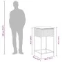 Küchenhocker mit 2 Stück Kunststoff-Rattan-Sitzkissen in Beige. von , Gartenstühle - Ref: Foro24-368320, Preis: 92,41 €, Raba...