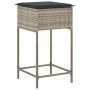 Küchenhocker und Kissen, 2 Stück, aus hellem grauem Kunststoff-Rattan. von , Gartenstühle - Ref: Foro24-368322, Preis: 94,05 ...