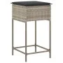Taburetes de cocina y cojines 2 uds ratán sintético gris claro by , Garden chairs - Ref: Foro24-368322, Price: 92,41 €, Disco...