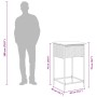 Küchenhocker und Kissen, 2 Stück, aus hellem grauem Kunststoff-Rattan. von , Gartenstühle - Ref: Foro24-368322, Preis: 94,05 ...