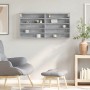Ingenieurholzvitrine in Betongrau 100x8,5x50 cm von , Regale und Regale - Ref: Foro24-847950, Preis: 35,59 €, Rabatt: %