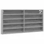 Ingenieurholz-Vitrine in Sonoma-Grau 100x8,5x50 cm von , Regale und Regale - Ref: Foro24-847952, Preis: 40,17 €, Rabatt: %