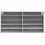 Ingenieurholz-Vitrine in Sonoma-Grau 100x8,5x50 cm von , Regale und Regale - Ref: Foro24-847952, Preis: 40,17 €, Rabatt: %