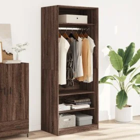 Ingenieurholzschrank in Eichenbraun 80x50x200 cm von , Kleiderschränke - Ref: Foro24-3307699, Preis: 184,88 €, Rabatt: %