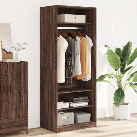 Armario madera de ingeniería color roble marrón 80x50x200 cm by , Wardrobes - Ref: Foro24-3307699, Price: 188,19 €, Discount: %